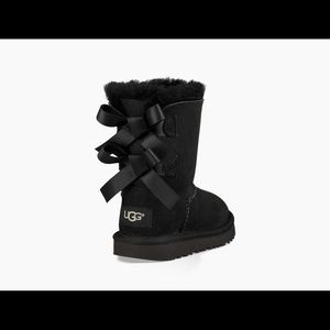 Ugg Black Bailey Bow Boots Size 7